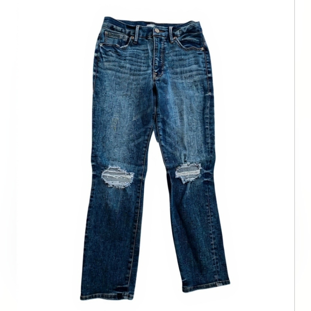 GOOD AMERICAN High Rise Blue Jeans Size 6/28